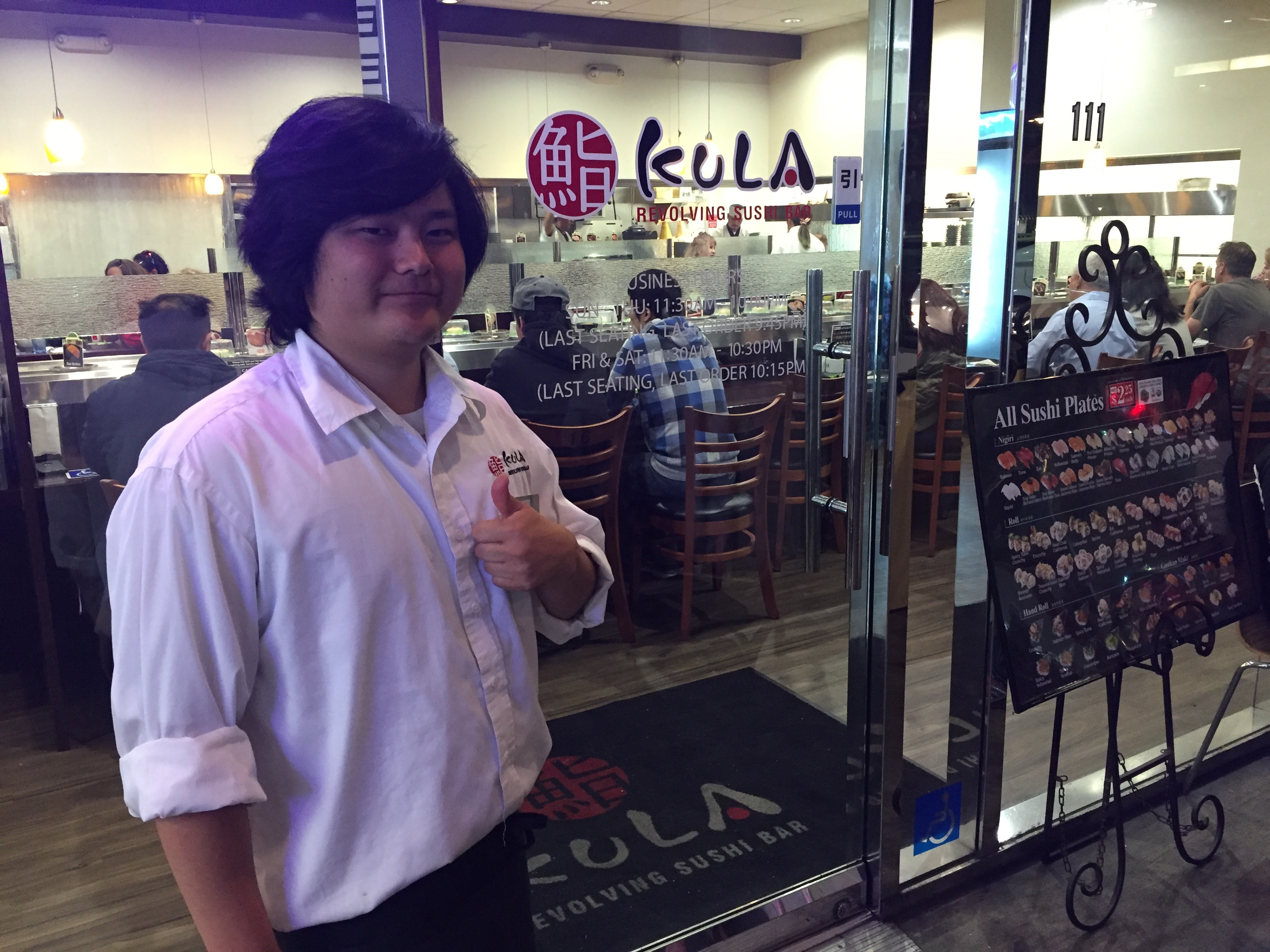 Riku Tanaka at Kula Revolving Sushi