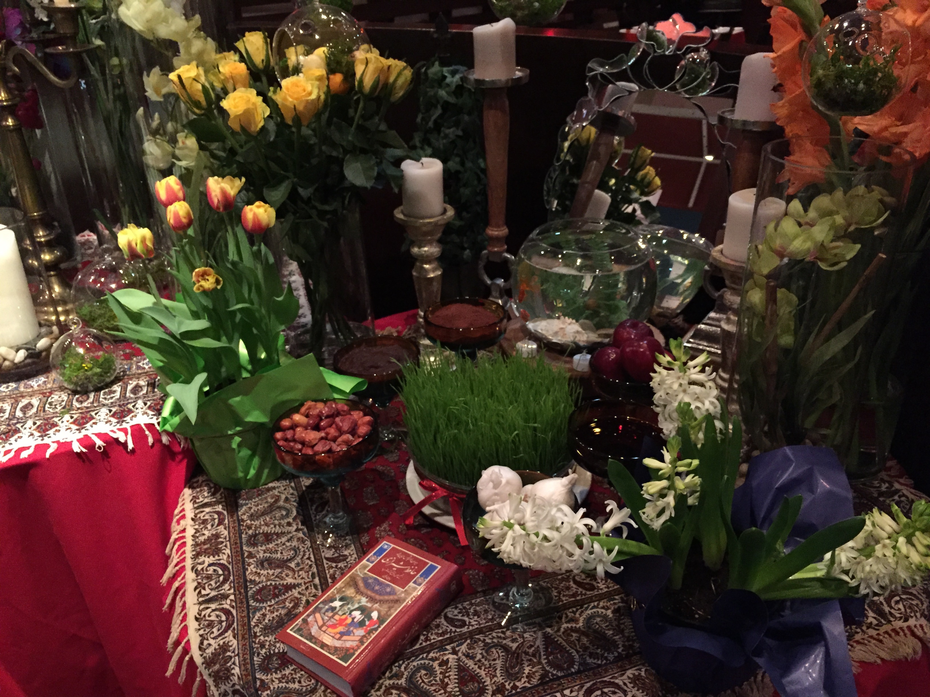 Haft-Seen display for Nowruz