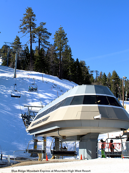 Blue Ridge Mountain Express chairlift at Mountain High